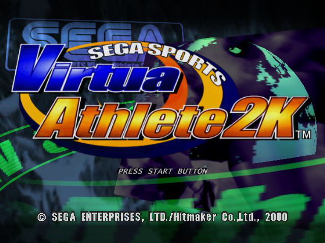 Virtua Athlete 2000 Title Screen